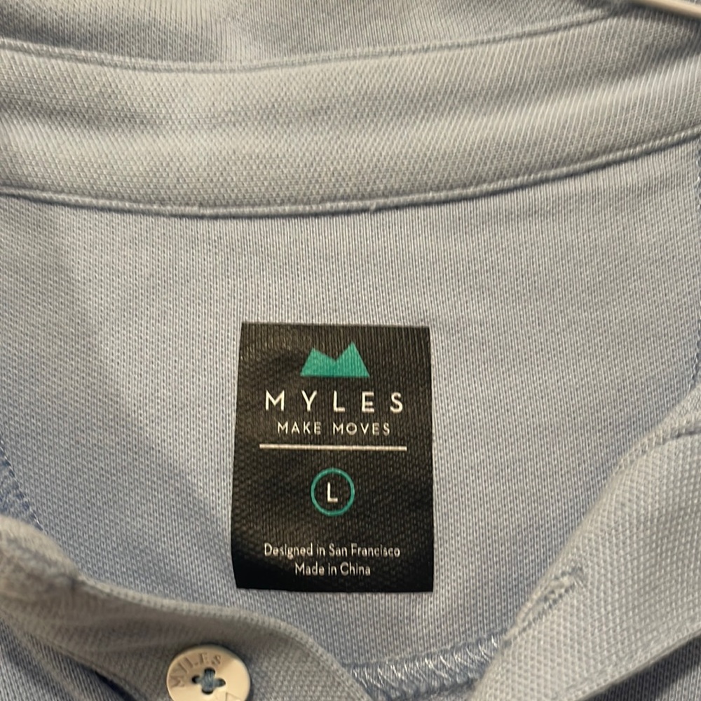 Myles golf shirt